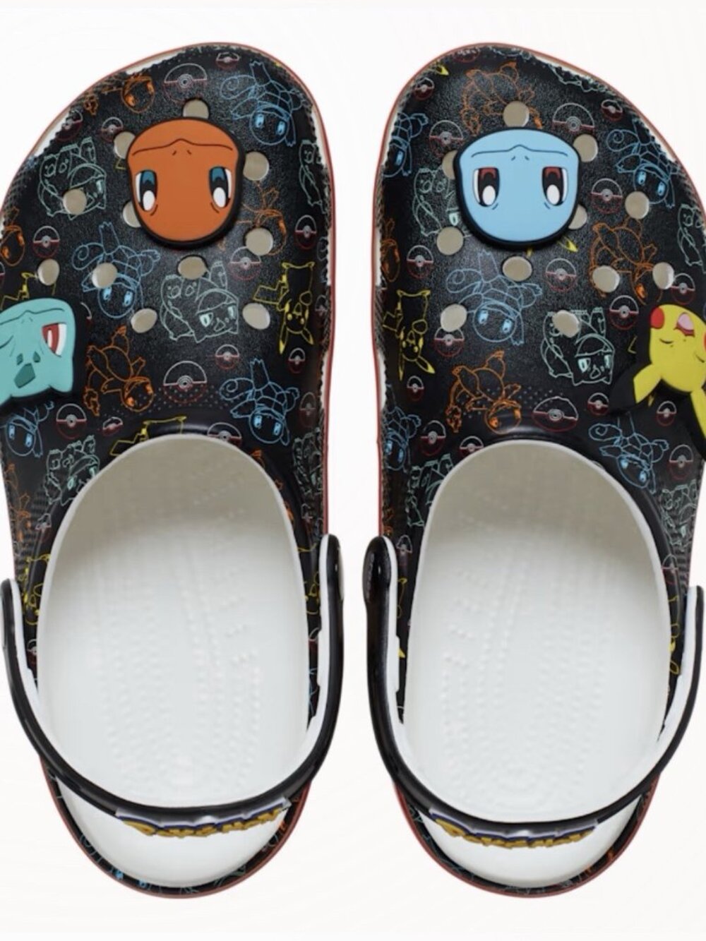 Man's Casual Shoes Crocs Pokemon Print Classic Clog Size 12 NIB